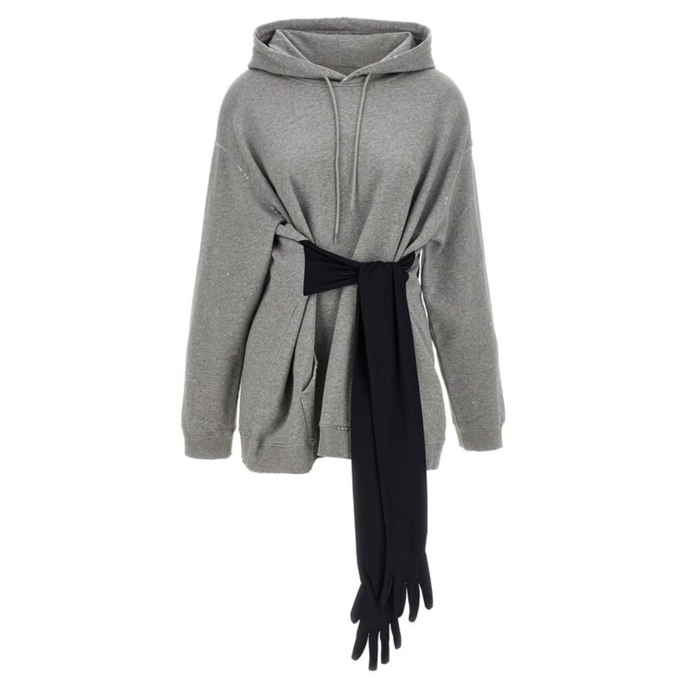 MM6 Maison Margiela Gray Cotton Short Women's Dress